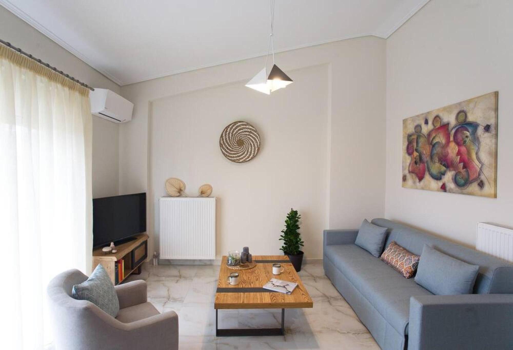 Sunny Apartment Lefkada - Lefkada Bnb Kalligoni ภายนอก รูปภาพ